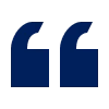 Blue quotation marks on black background